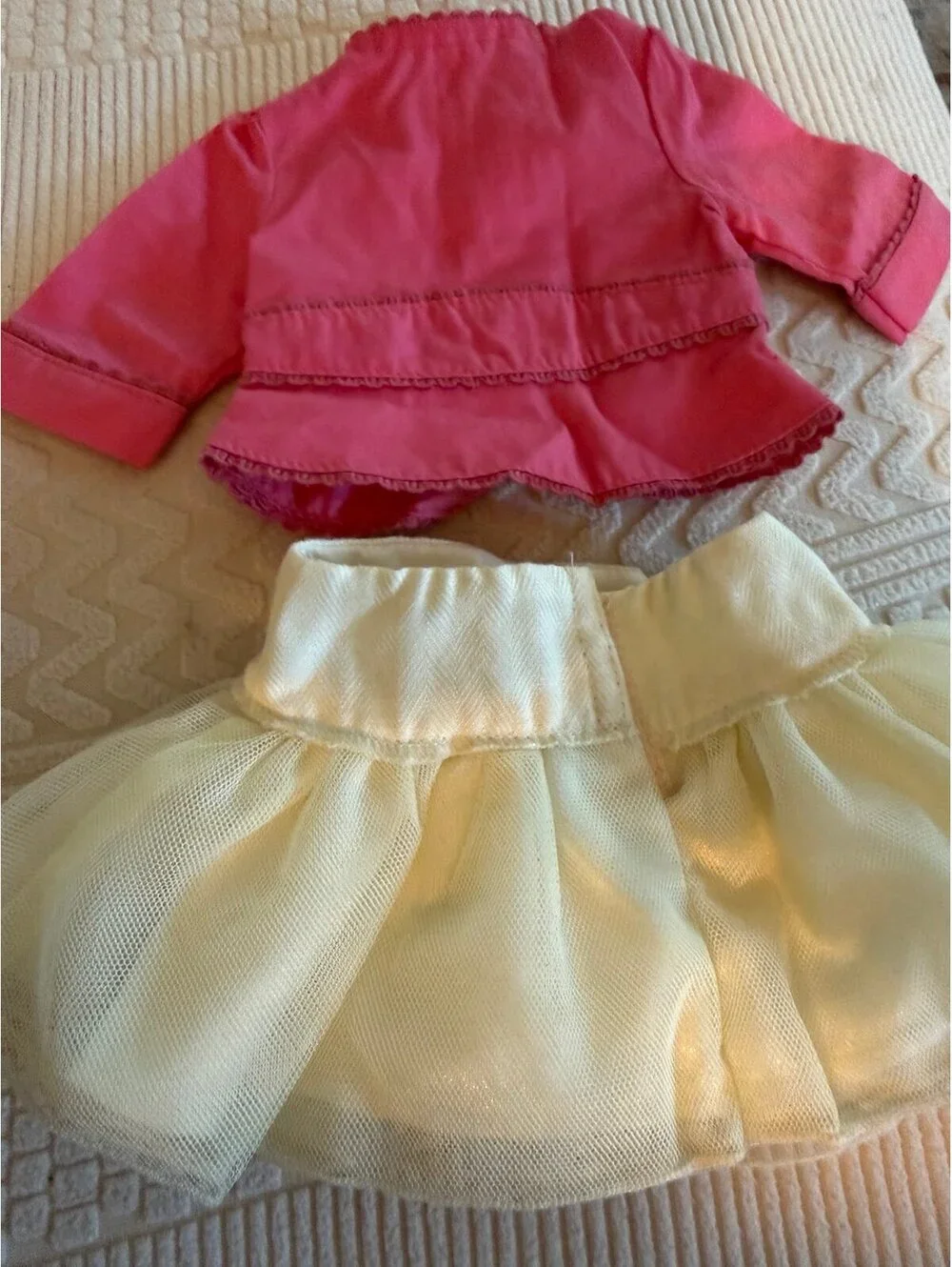 American Girl Doll Nicki Gala Skirt Top 2007